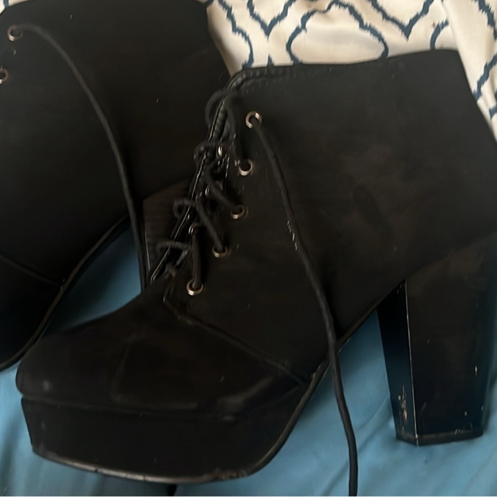 Black high heels